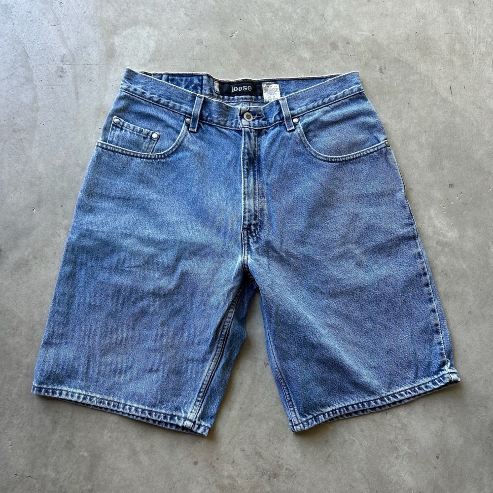 Vintage Levis SilverTab Loose Fit Denim Shorts Medium Wash Baggy Jorts Mens 34